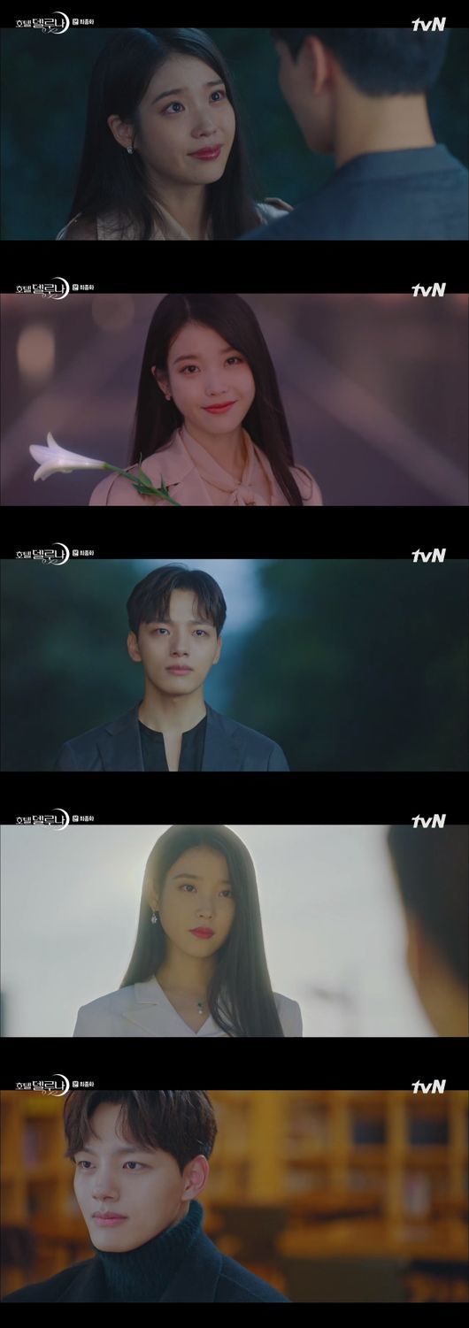  CJ ENM - 드라마 '호텔 델루나' 이지은, 여진구 배웅 속 눈물의 저승行…김수현 시즌2 예고 