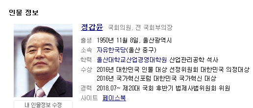  계속되는 한국당 망언들, 조성욱 공정거래위원장 후보자에게 결혼, 출산했으면 100점짜리 후보라고 말한 정갑윤 의원