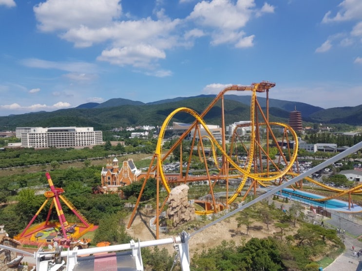  경주여행 첫날! 경주월드 드라켄 타고 왔지요.