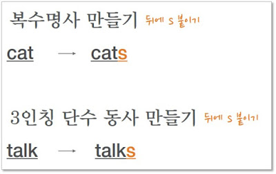  2. 복수명사 / 3인칭단수동사 만들기 - 영어원서 읽기를 위한 영문법 정리 (with Nate the Great)
