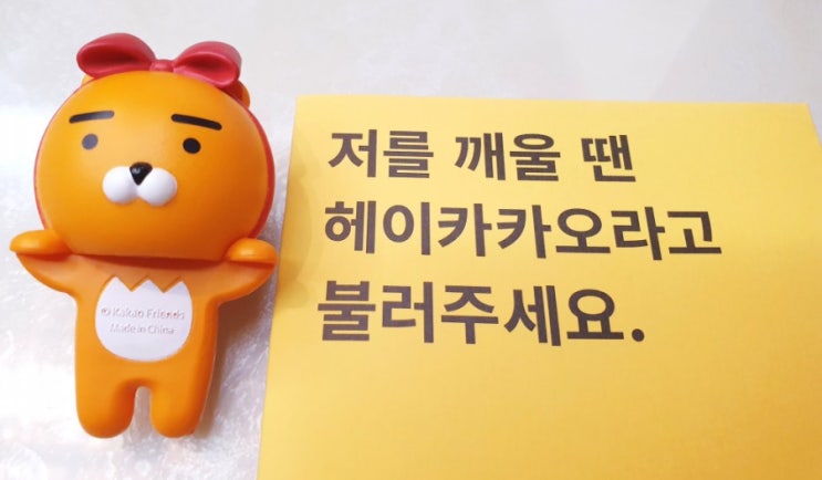  헤이카카오~똑똑한 인공지능 [카카오미니C] 개봉.사용후기