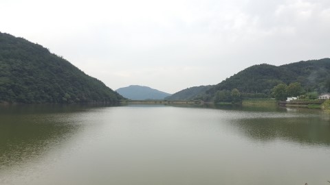  [대구부근나들이장소]고령낚시터중화저수지강아지산책공원