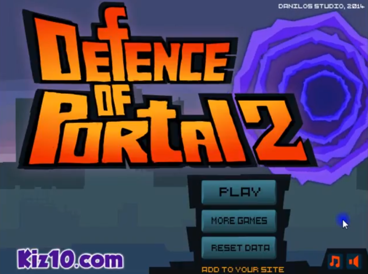 타워디펜스 총게임하기2 (Defence of the Portal2)