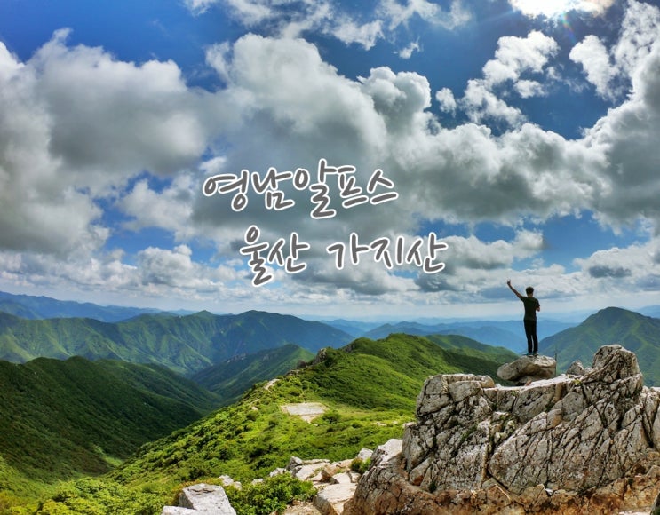  울산 가지산 등산코스 : 주차장-정상1241m-석남사