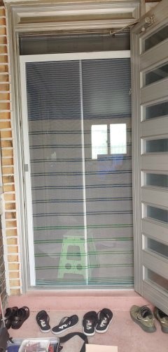  [익산방충망]익산시 팔봉동 전원주택 현관자동 롤발충망 설치-익산방충망,익산열쇠