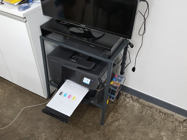  울산 남구 신정동에 부동산사무실용프린터 HP8710무한복합기 판매 설치합니다.-  프린텍울산