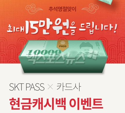 skt pass 15만원준다카드 이벤트, 참여 방법 및 주의사항  