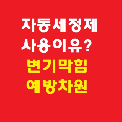  자동변기세정제 사용 이유? 변기막힘 방지
