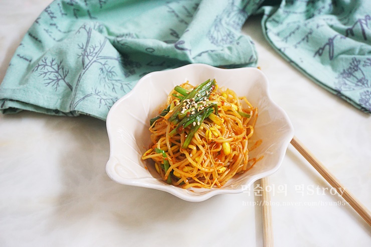  콩나물볶음 만드는 법 백종원 양념