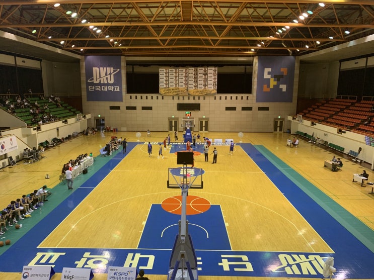  2019 대학농구U리그  단국대 : 한양대 / 윤원상, 벌드수흐 / 천안캠퍼스 19.9.2
