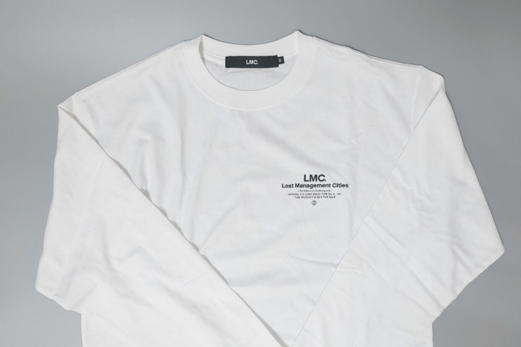 남자 긴팔 티셔츠 LMC 인플루언서 롱슬리브 화이트 (LMC Influencer Long Slv Tee White) 구매 후기