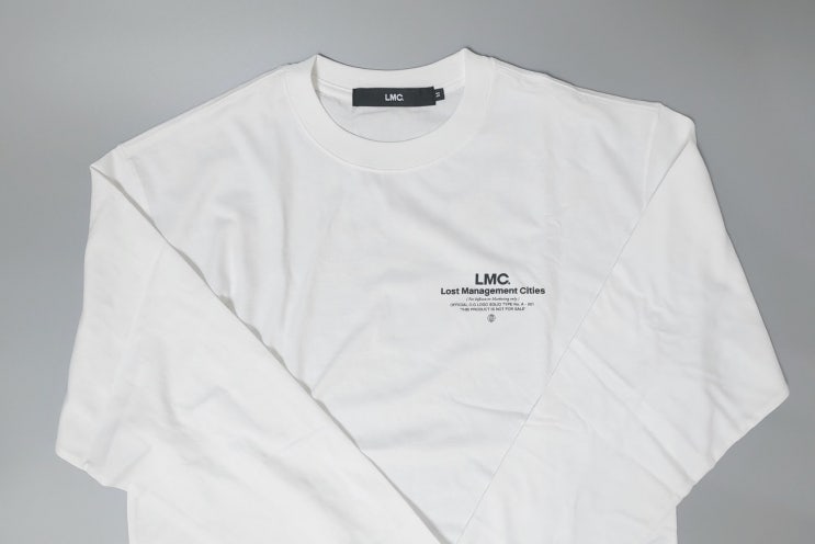  남자 긴팔 티셔츠 LMC 인플루언서 롱슬리브 화이트 (LMC Influencer Long Slv Tee White) 구매 후기