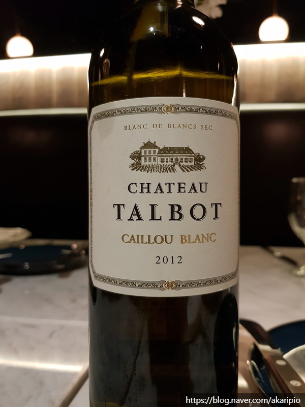  Chateau Talbot, Caillou Blanc, Bordeaux, 2012 (샤또 딸보 까이유 블랑)