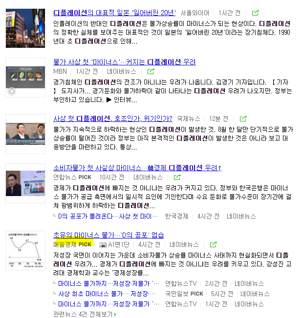  문재인 정부와 경제 그리고 언론: 디플레이션