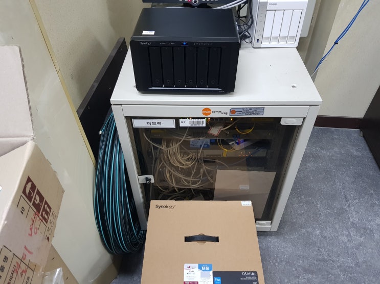 Synology DS1618+ 인천광역시 전기,소방,엔지니어링전문기업 (주)**정보통신 캐드기반사용 NAS구축 사례 ( 2019년 9월 )