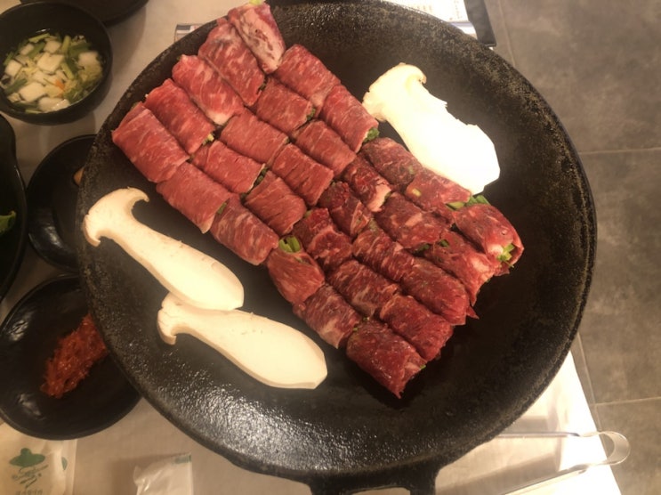 [강원 원주 맛집] 산정집 원주 본점 : 박순례 손 말이고기 + 카페 '거기'