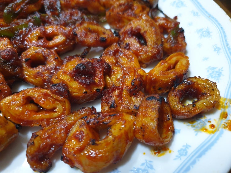  보은 용궁식당 오징어불고기 순대국밥 든든하게 식사했어요