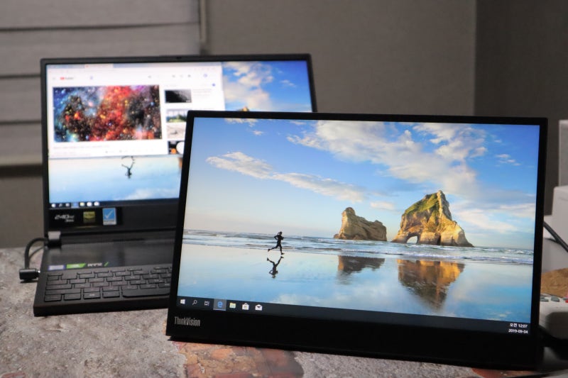 휴대용모니터 레노버 14인치 모니터 Thinkvision M14 알아보기