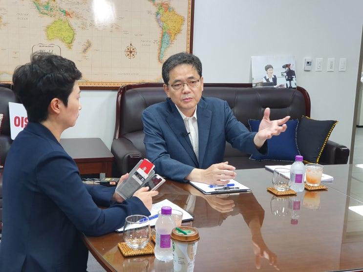  유튜브방송 '이언주TV' 인터뷰 녹화