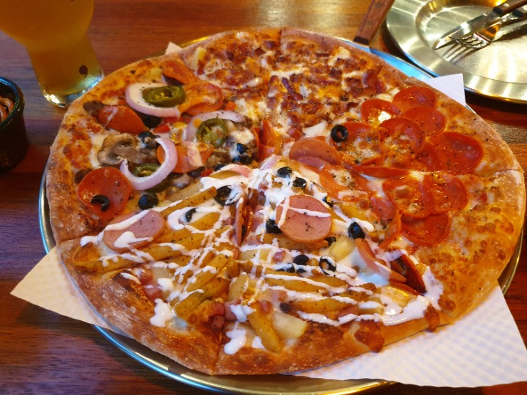  용인 피자 맛집 피자오 동백점 콰트로 피자맛에 완전 빠져버렸네요
