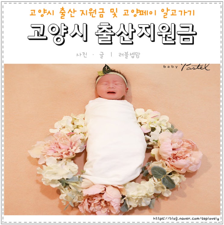 고양시 출산지원금 고양페이 양육수당 아동수당 알고가기