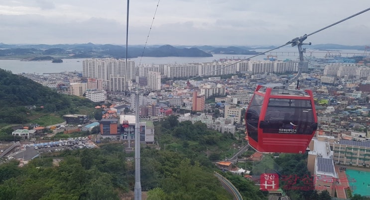  서남해안 관광거점 목포 자랑거리...목포해상케이블카 웅장한 자태 드러내