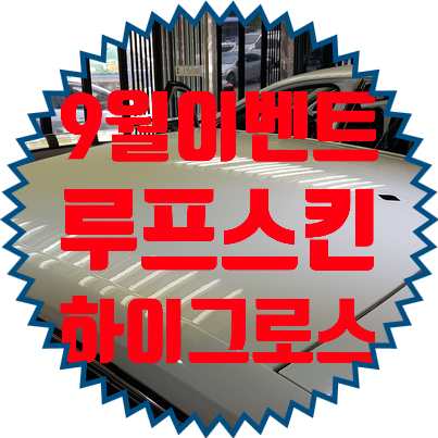  아우디 A6 루프스킨 9월이벤트 할인으로 저렴하게 시공하셨습니다.