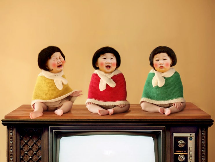 산본성장앨범 베베숲스튜디오 200일기념촬영 못난이인형컨셉