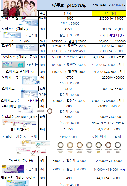 아큐브원데이렌즈가격 한달렌즈도 알아볼까요 : 네이버 블로그 아큐브원데이렌즈가격 한달렌즈도 알아볼까요 : 네이버 블로그