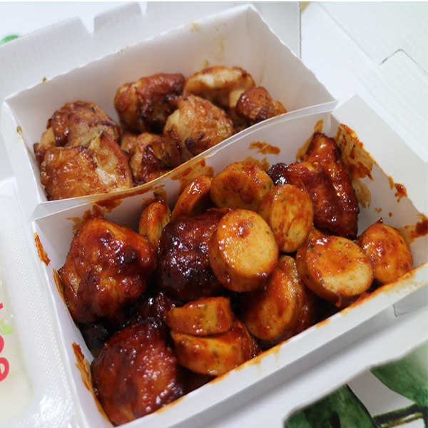  굽네치킨 메뉴 볼케이노 오리지널 반반 소떡소떡