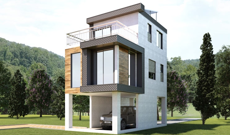  주택 외부 디자인