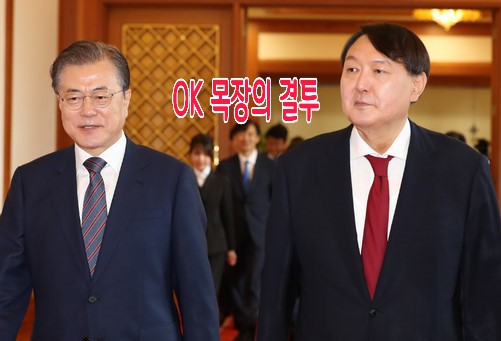  문재인vs윤석열 진짜 센놈들의 결투가 시작됐다. 짜고하는 프로레스링인가 UFC 격투기인가