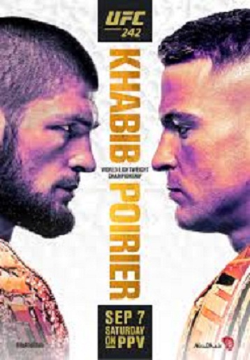  UFC 242 하빕 vs. 포이리에  대진표