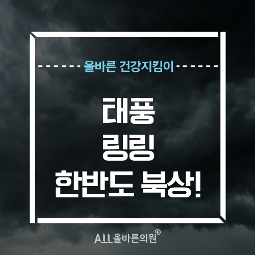  서초 통증 치료 병원ㅣ13호 태풍 링링 한반도 북상!ㅣ태풍 주의사항