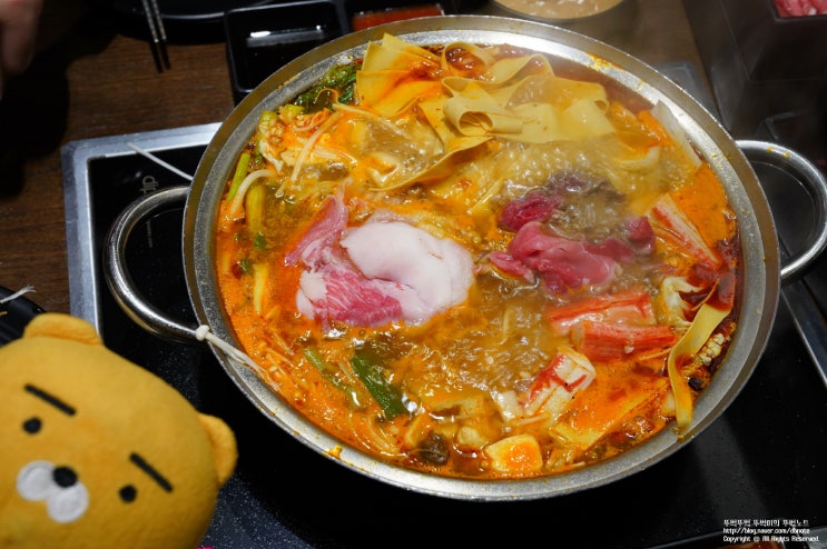  강남 뉴코아 아울렛 맛집 : 반포 로운 훠궈 샤브샤브