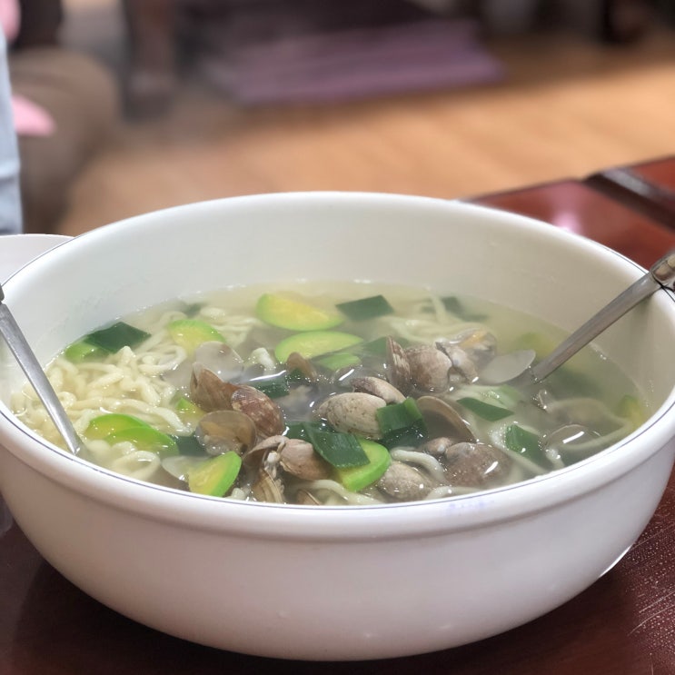  [구미맛집] 송정 청정바지락칼국수 칼국수 땡길때 추천해요