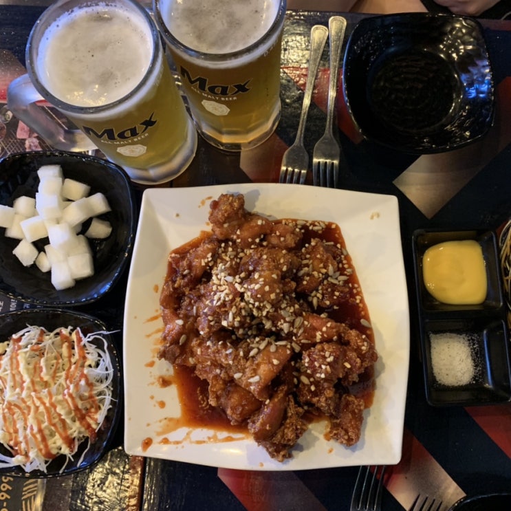  운정 야당 치킨집 , 올바른 옛날 통닭 , 대한민국vs조지아 축구엔 치맥이 진리 !