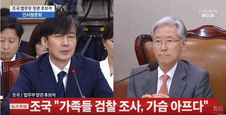  끝판왕-여상규, 조국청문회