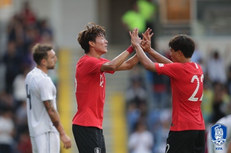  '황의조 멀티골' 한국 축구, 조지아와 2-2 무승부!