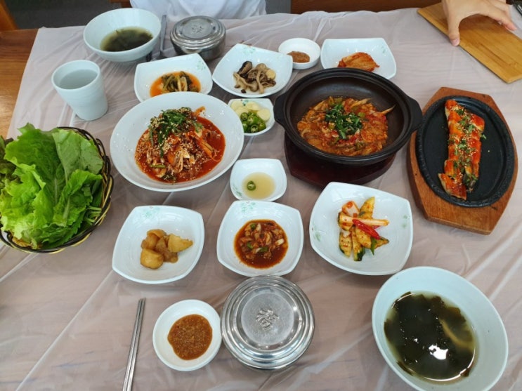  남해 멸치쌈밥 부터 멸치회까지 몽땅~!