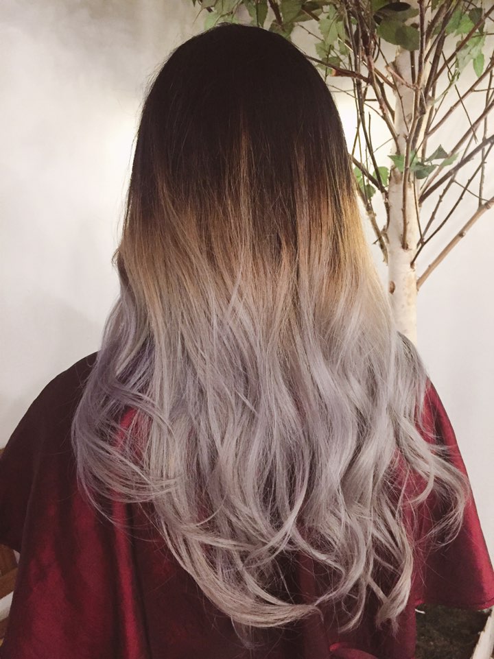  홍대 염색 탈색할땐 까헤어! 옴브레 애쉬 실버  recommended hair salon in seoul, balayage ash silver hair