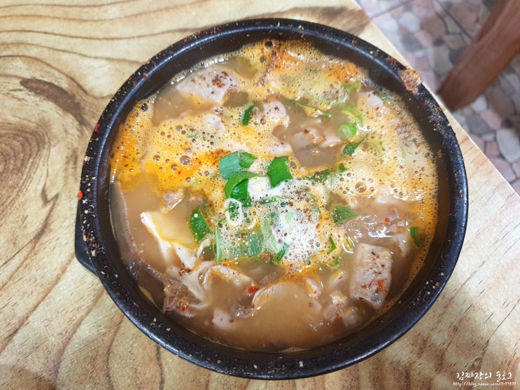  군산 이화찹쌀순대, 터미널 근처 순대국집