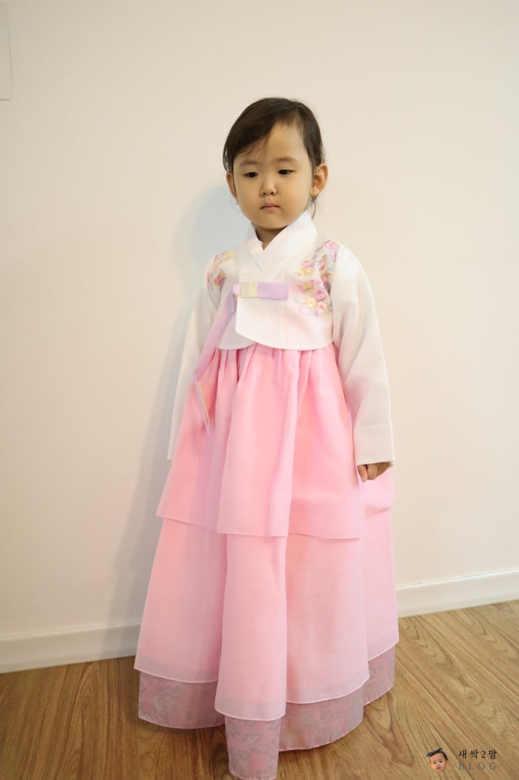 소담예인에서 추석 여아한복구입 그리고 5살 아이 사이즈팁