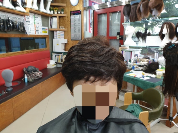  #항암가발 - 짧은 커트 스타일