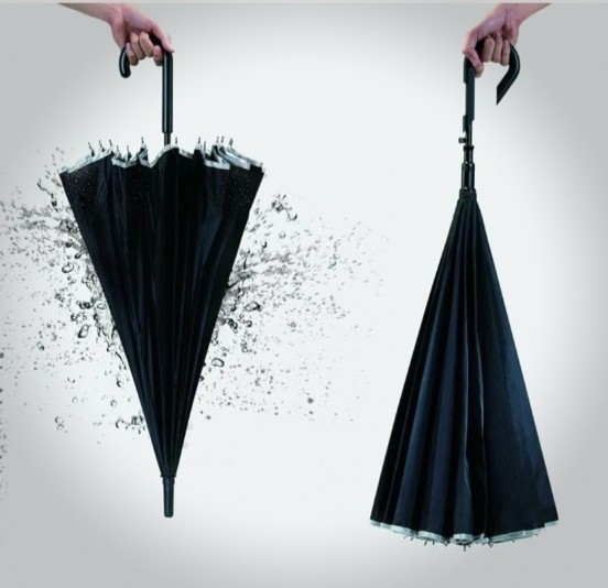 신기한우산 거꾸로 펴지는 우산, 카즈브렐라  (KAZbrella)