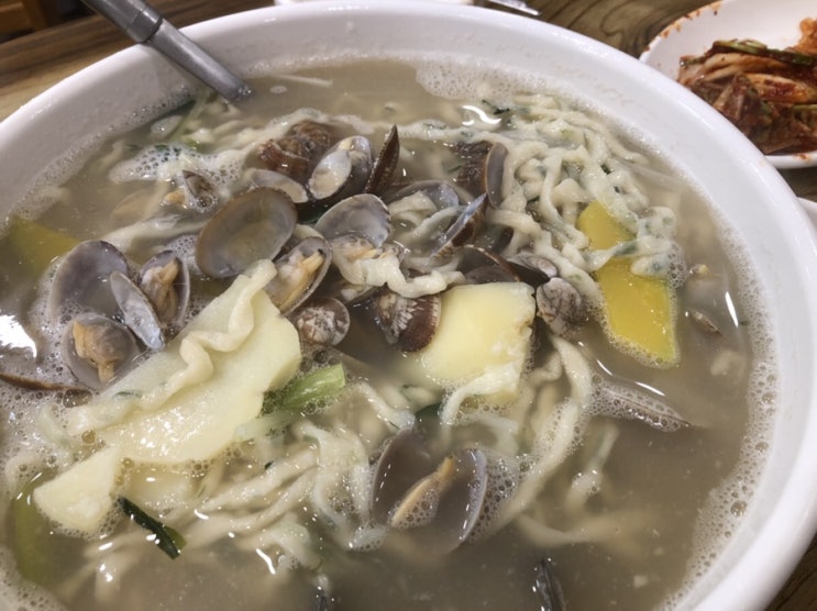  마석 맛집 강가네칼국수에서 바지락칼국수를!! :D