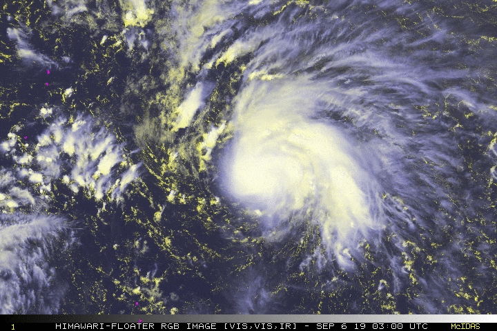 북서 태평양 : 열대폭풍 파사이 (Tropical Storm Faxai) #02