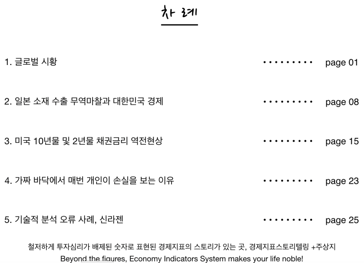  [일본소재수출규제/미중무역전쟁/채권금리역전] 일본소재마찰, 미중무역전쟁 현상에 대한 경제지표의 스토리, 월간 주상지 매거진 9월호