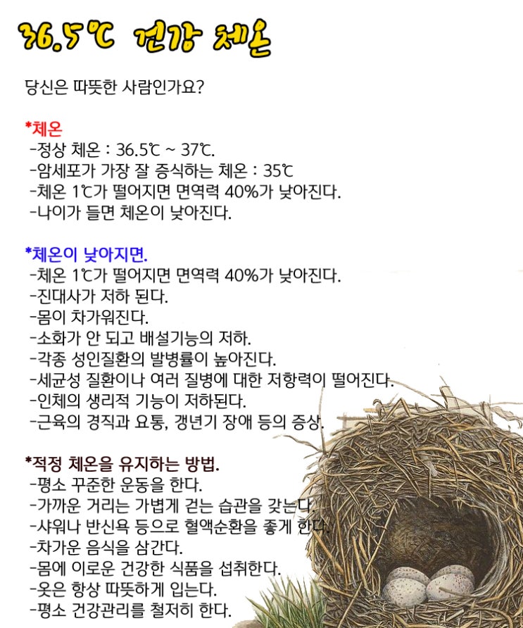  36. 건강체온 지키기