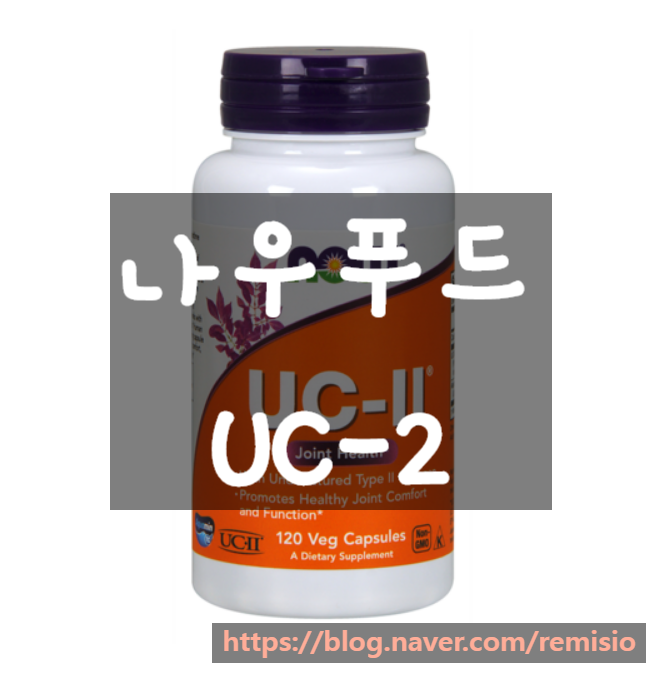 관절 건강에 잘 듣는 콜라겐 나우푸드 UC-II (UC2) 120일치를 60일 값으로^^